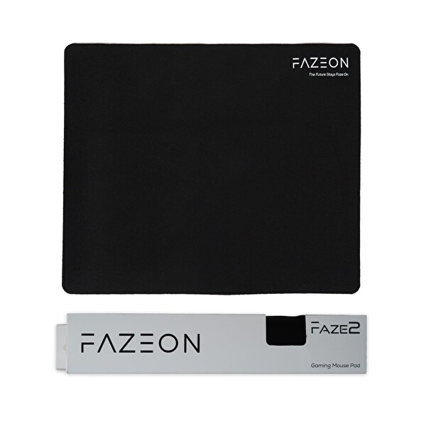 Fazeon Faze2 M Boy Oyuncu Mouse Pad Siyah 27x32 CM