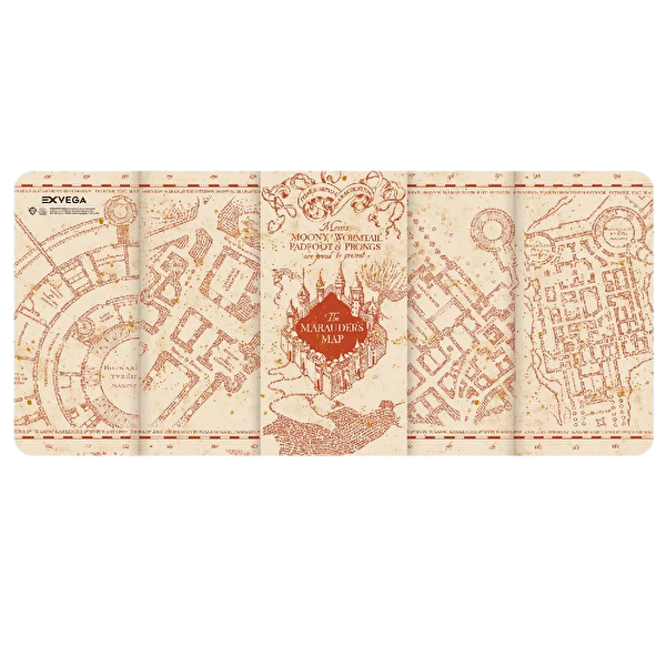 Exvega Harry Potter Çapulcu Haritası Desenli XXL Oyuncu Mouse Pad 90x40 CM