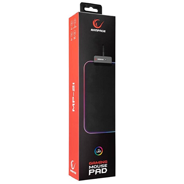 Rampage MP-21 RGB Oyuncu Mouse Pad Siyah