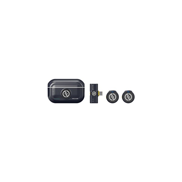 Hollyland Lark M2 Duo USB‑C Mobil Kablosuz Yaka Mikrofon Seti