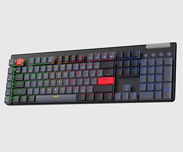 Bronzturq MK1054 RGB-ABS Mekanik Kablolu Klavye