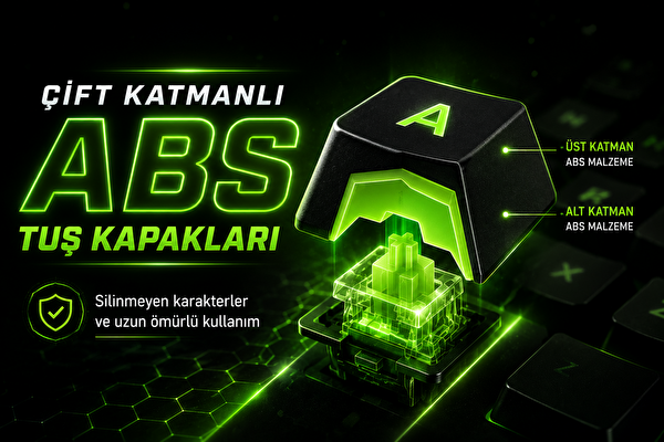 Bronzturq MK1054 RGB-ABS Mekanik Kablolu Klavye