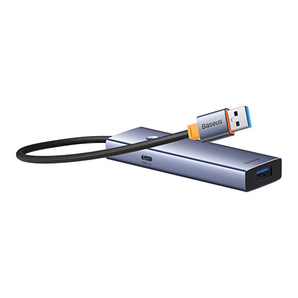 Baseus Ultrajoy 4-Port HUB Gri Çoklayıcı