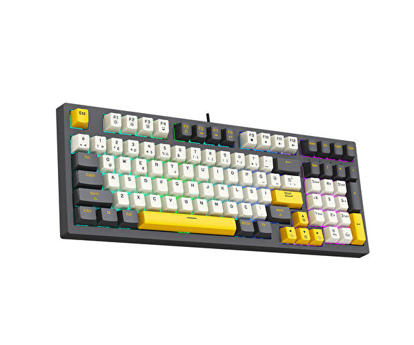 Bronzturq MK1140 Siyah Rgb-Abs- Kablolu Mekanik Klavye