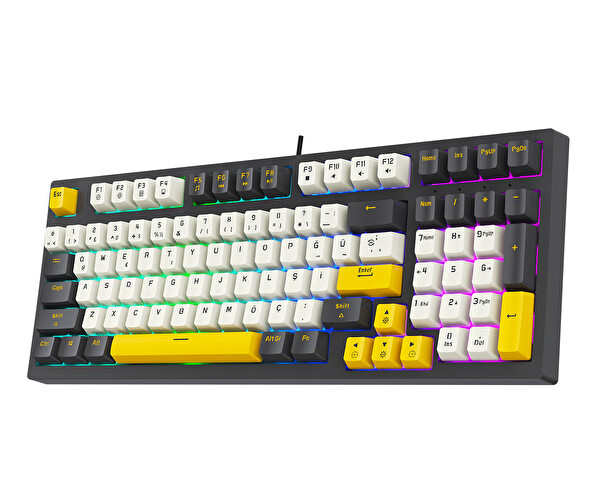 Bronzturq MK1140 Siyah Rgb-Abs- Kablolu Mekanik Klavye