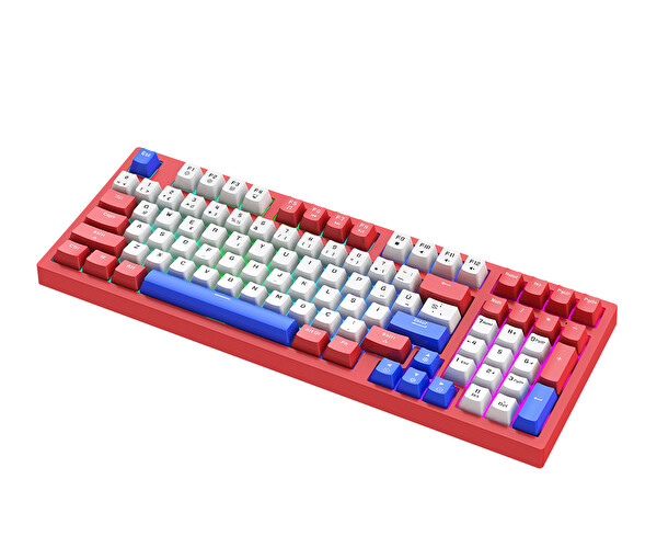 Bronzturq MK1140 Kırmızı Rgb-Abs- Kablolu Mekanik Klavye