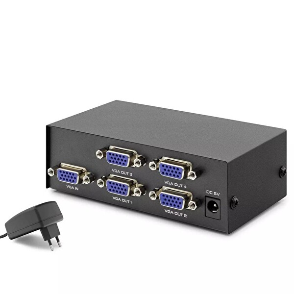 Taplin TK-1504 4 Port 1x4 VGA Splitter VGA Dağıtıcı