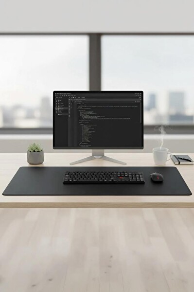 Lenovo BK 350x700 MM Siyah Oyuncu Altlığı Kaymaz Taban Mouse Pad