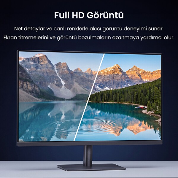 VegGieg DVI 24+1 to VGA Çevirici Görüntü Dönüştürücü Adaptör Full HD 1080P 60Hz