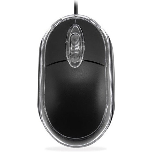 Everest KM-6809 Kablolu Mavi Işıklı Mouse Siyah