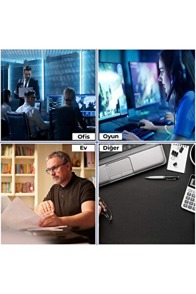 Boompods XM 90x40 CM Ergonomik Kaymaz Taban Mouse Pad Siyah