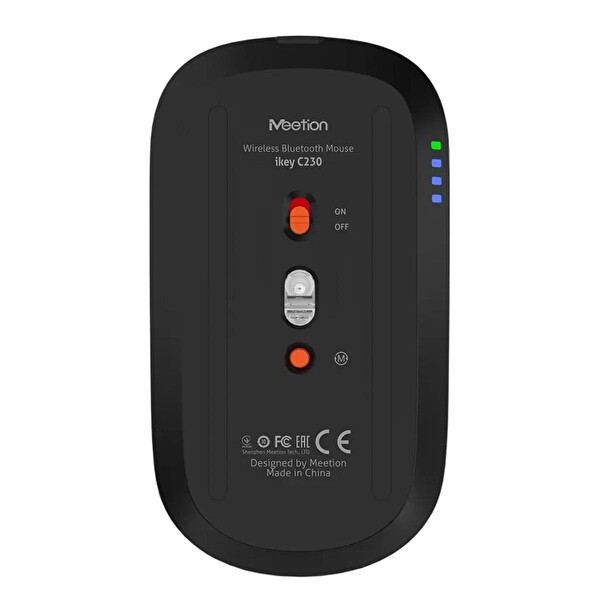 Meetion iKey C230 Siyah Ultra İnce Kablosuz Türkçe Klavye - Mouse Seti