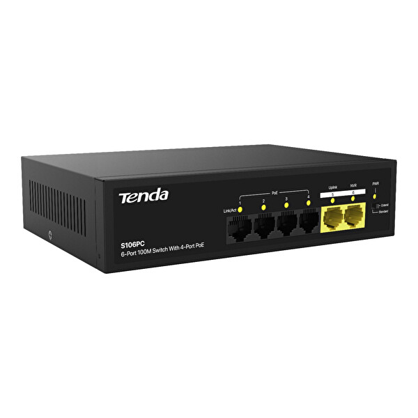 Tenda S106PC 6 Port 10/100 Mbps PoE Switch