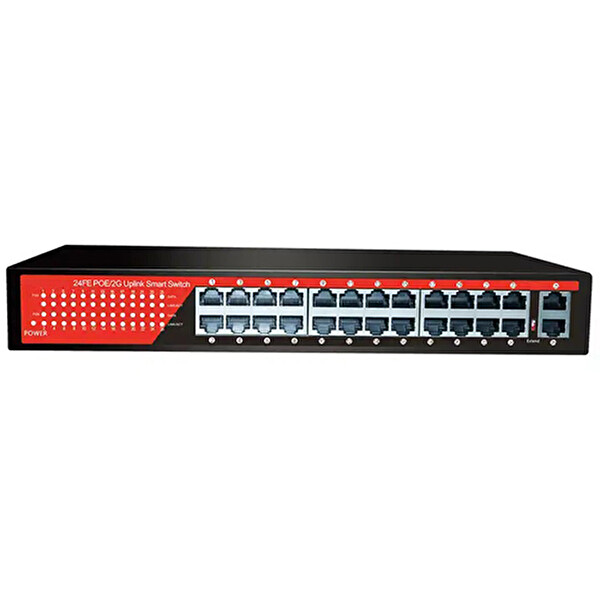 Ezcool EZ-24PSF 320W PoE Yönetilemez 26 Port Switch