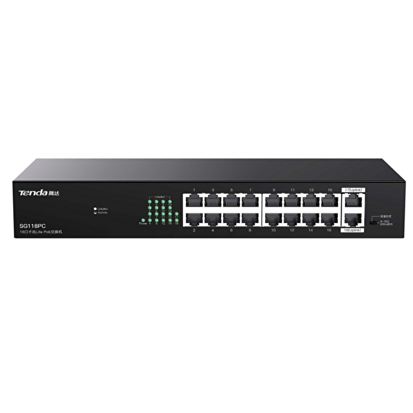 Tenda SG118PC 18 Port Gigabit 10/100/1000 POE+ Switch