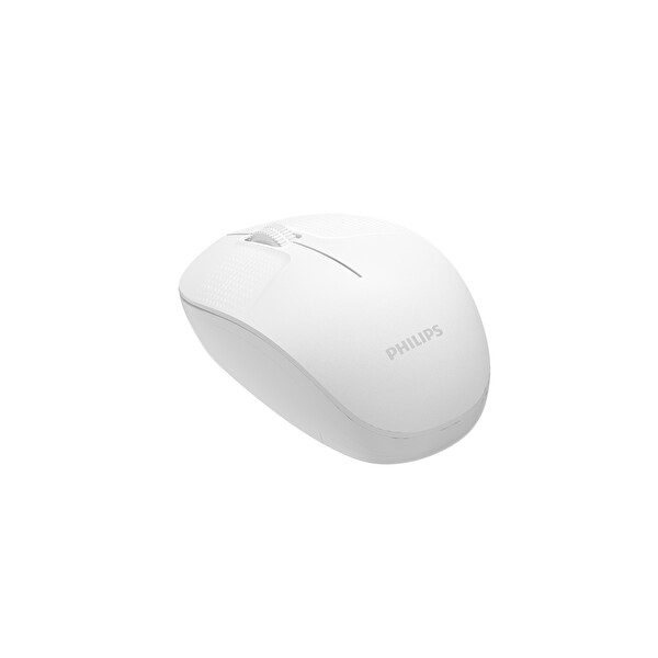 Philips SPK7358W 1600 DPI Sessiz Optik Kablosuz Mouse Ergonomik Beyaz