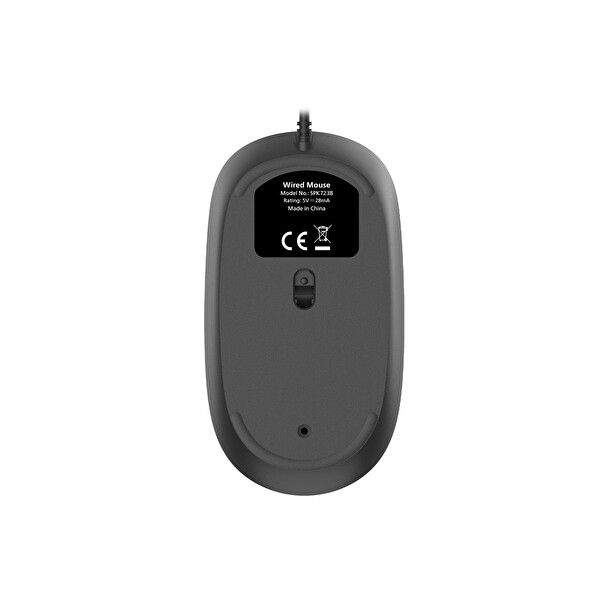Philips SPK7358B 1600 DPI Sessiz Optik Kablosuz Mouse Ergonomik Siyah