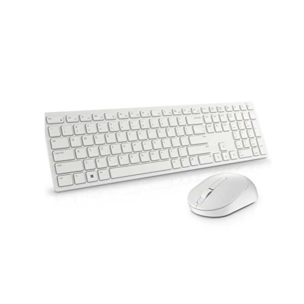 Dell Pro KM5221W Beyaz 580-AKEZ Kablosuz Q İngilizce Klavye ve Mouse Seti