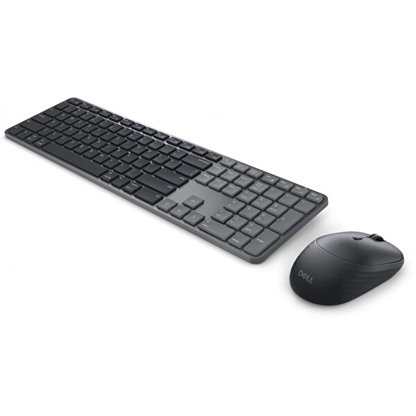 Dell Pro 7 Slim KM726 Kablosuz Q İngilizce Klavye Mouse Set Siyah 580-BDLK
