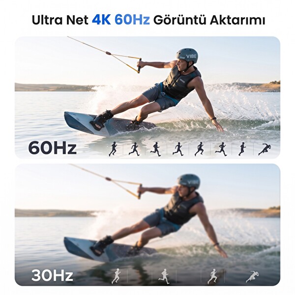Juo Type-C 9 Portlu Dual 4K 60Hz HDMI MST Gigabit Ethernet Dönüştürücü 100W PD 4xUSB 3.2 Çoklayıcı Hub