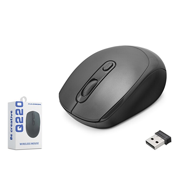 Hadron Q220 1600 Dpi Siyah Kablosuz Mouse
