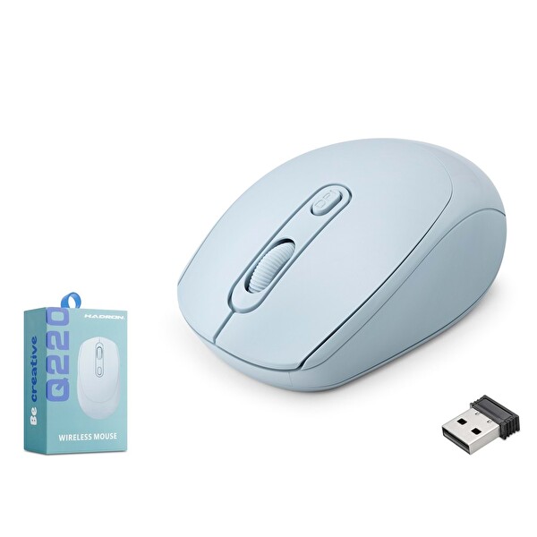 Hadron Q220B 1600 Dpi Mavi Kablosuz Mouse