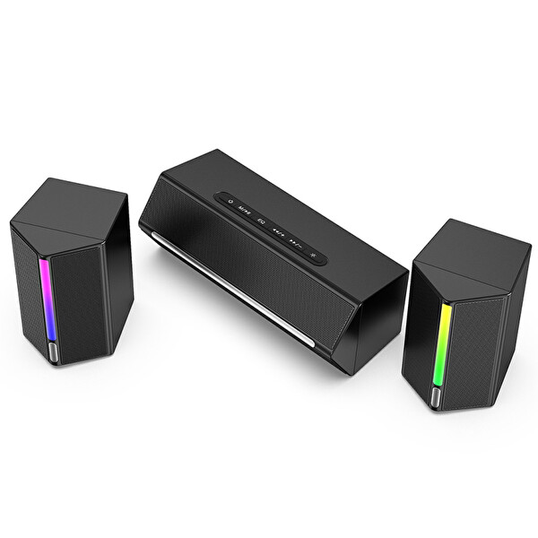 Fifine Ampligame A22 RGB USB 2+1 Bluetooth Oyuncu Bilgisayar Hoparlörü