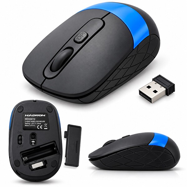 Hadron HDX3412 2.4 GHz 1600 Dpi Kablosuz Mouse