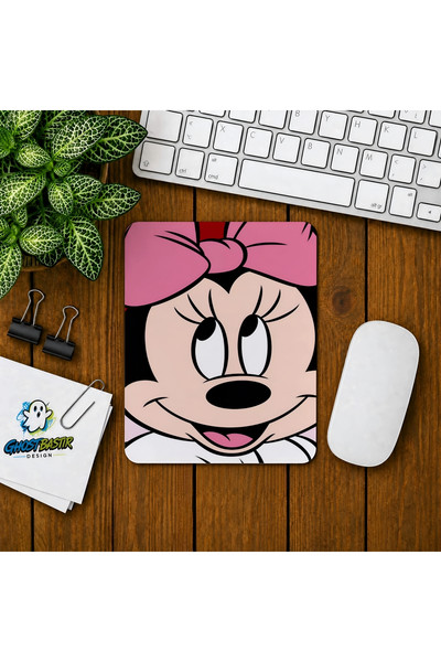Ghostbastır Design Minnie Mouse Baskılı Oyuncu Mouse Pad 0207
