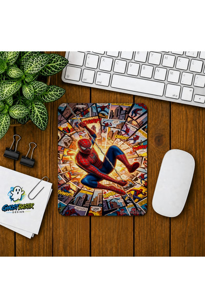 Ghostbastır Design Örümcek Adam Baskılı Oyuncu Mouse Pad 0218