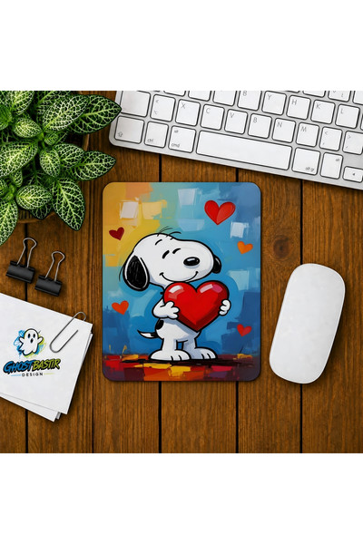 Ghostbastır Design Snoopy Baskılı Oyuncu Mouse Pad 0278