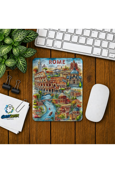 Ghostbastır Design Roma Baskılı Oyuncu Mouse Pad 0260