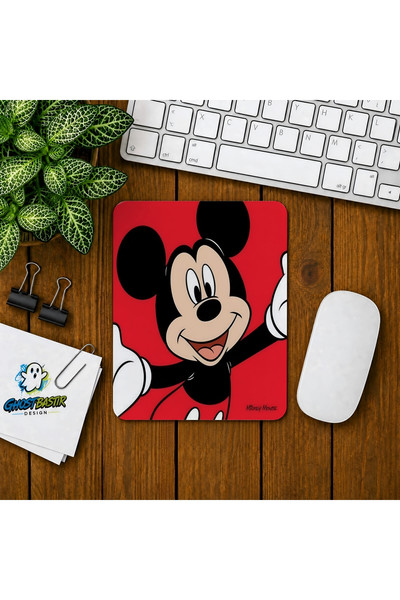 Ghostbastır Design Mickey Mouse Baskılı Oyuncu Mouse Pad 0203
