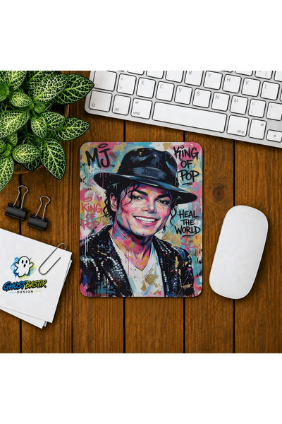 Ghostbastır Design Michael Jackson Baskılı Oyuncu Mouse Pad 0200