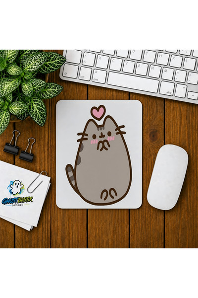 Ghostbastır Design Pusheen Baskılı Oyuncu Mouse Pad 0246