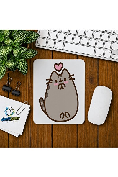 Ghostbastır Design Pusheen Baskılı Oyuncu Mouse Pad 0246