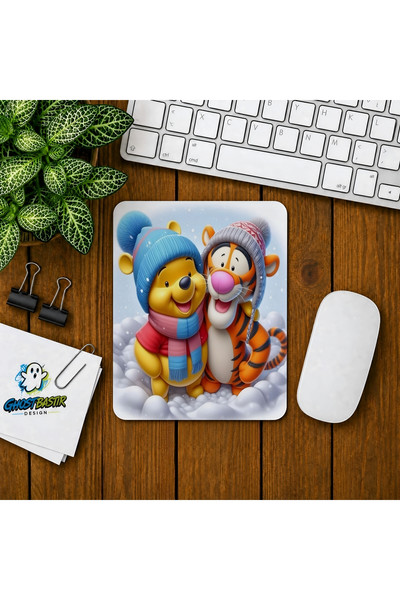Ghostbastır Design Winnie The Pooh Baskılı Oyuncu Mouse Pad 0352