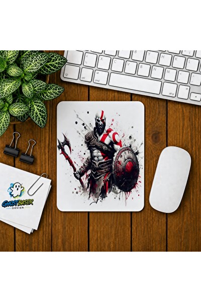 Ghostbastır Design The God Of War Baskılı Oyuncu Mouse Pad 0312