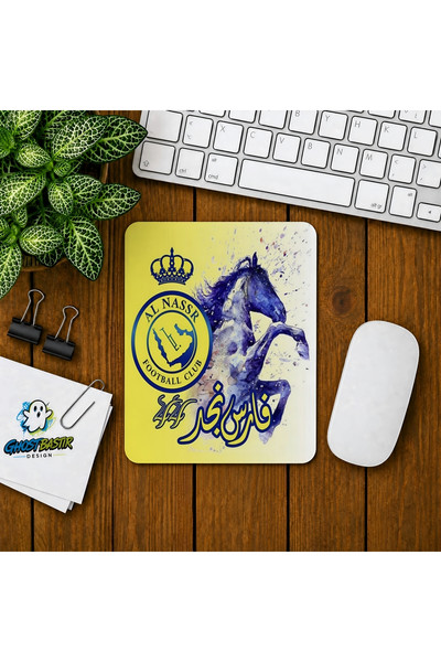 Ghostbastır Design Al Nassr F.C. Baskılı Oyuncu Mouse Pad 008