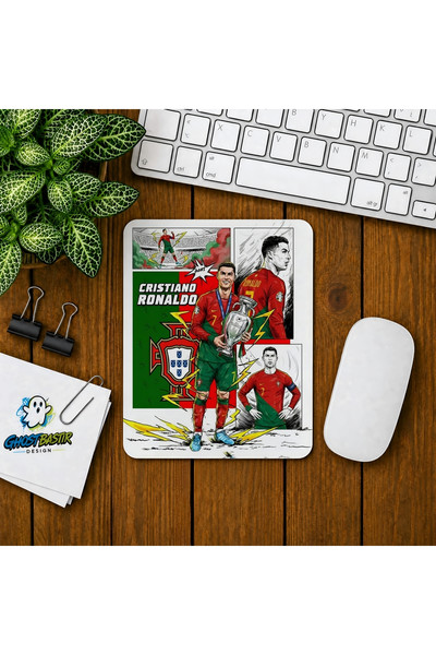 Ghostbastır Design Ronaldo Baskılı Oyuncu Mouse Pad 0261