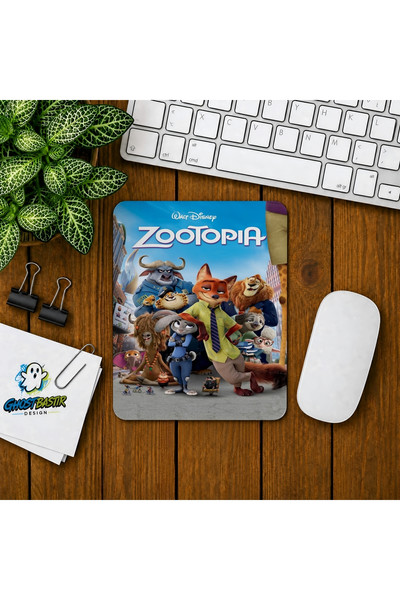 Ghostbastır Design Zootopia Baskılı Oyuncu Mouse Pad 0355