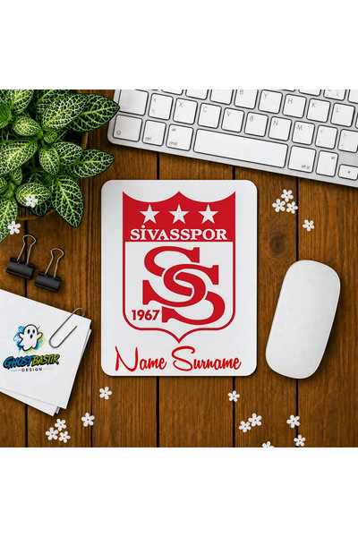 Ghostbastır Design Kişiye Özel Sivasspor Baskılı Oyuncu Mouse Pad 0168