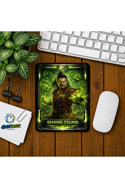 Ghostbastır Design Mortal Kombat Shang Tsung Baskılı Oyuncu Mouse Pad 0189