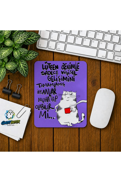 Ghostbastır Design Komik Çizimli Baskılı Oyuncu Mouse Pad 0130