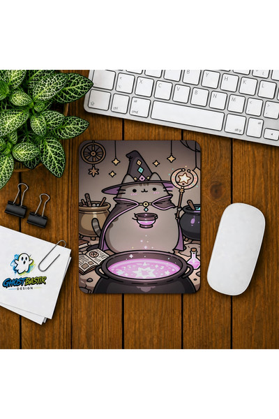 Ghostbastır Design Pusheen Baskılı Oyuncu Mouse Pad 0247