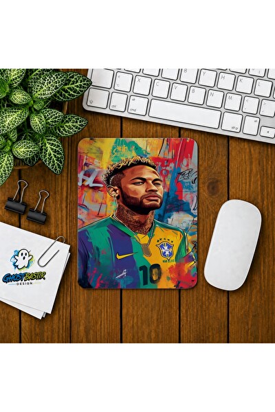 Ghostbastır Design Neymar Jr. Baskılı Oyuncu Mouse Pad 0213