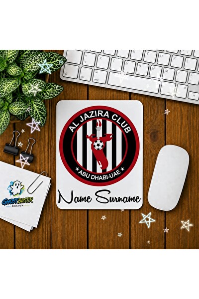 Ghostbastır Design Kişiye Özel Al Jazira F.C. Baskılı Oyuncu Mouse Pad 0143
