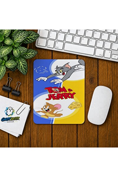 Ghostbastır Design Tom ve Jerry Baskılı Oyuncu Mouse Pad 0321