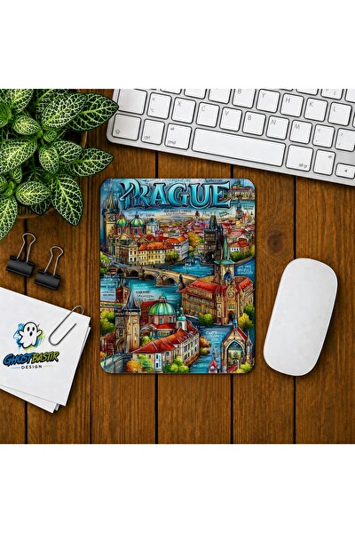 Ghostbastır Design Prag Baskılı Oyuncu Mouse Pad 0244