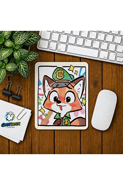 Ghostbastır Design Zootropolis Nick Baskılı Oyuncu Mouse Pad 0359